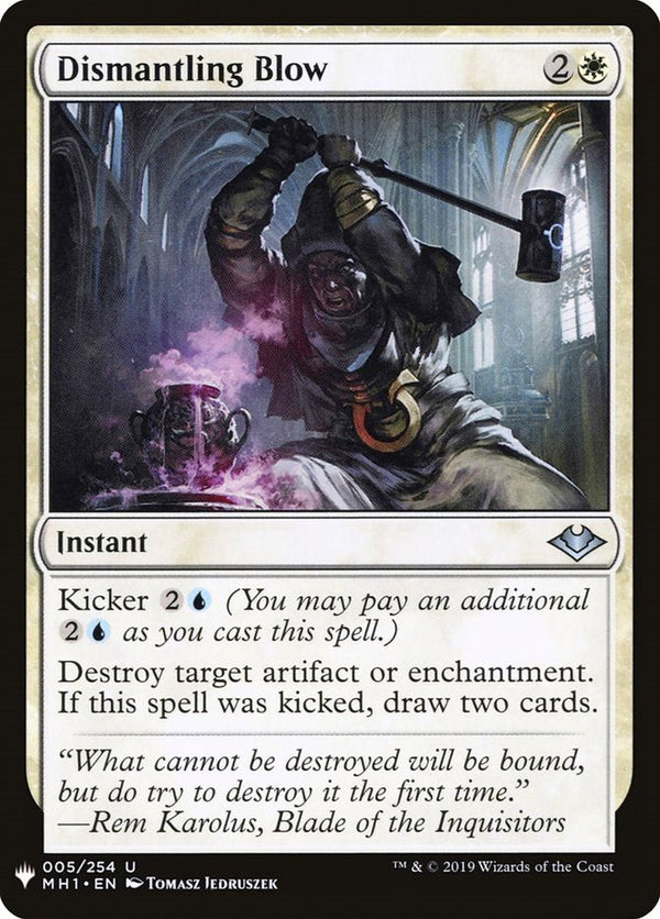 Dismantling Blow [LIST - 5] - Cartes Sportives Rive Sud