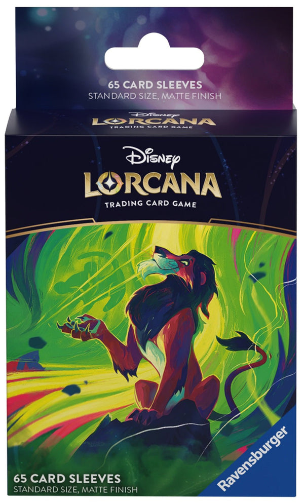 Disney Lorcana Card Sleeve Set 6 Scar (Pre - Order) - Cartes Sportives Rive Sud