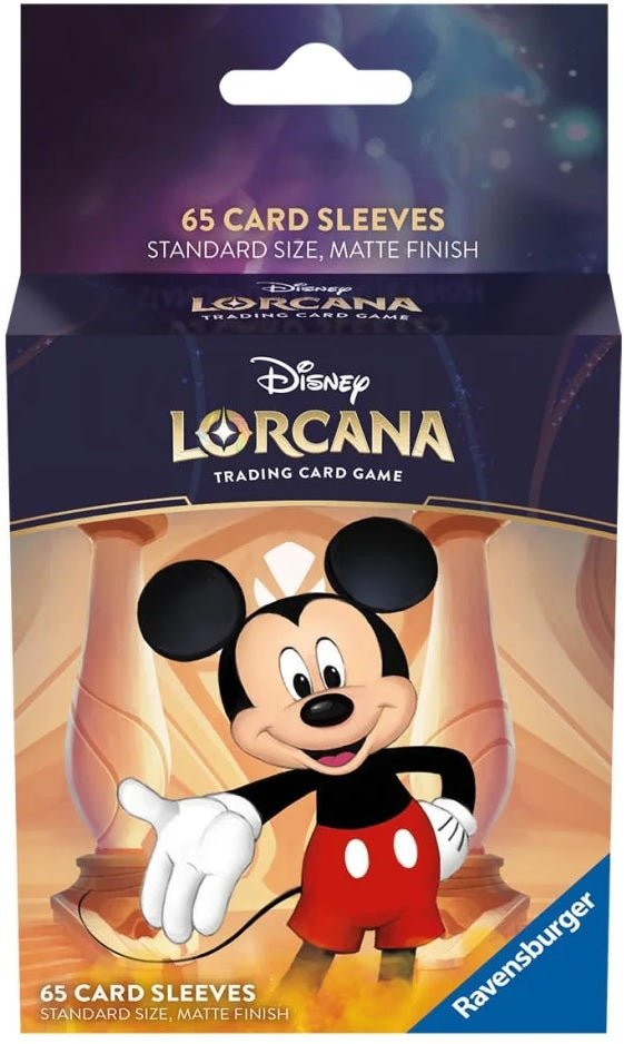 Disney Lorcana Card Sleeves Set - Mickey Mouse - Cartes Sportives Rive Sud