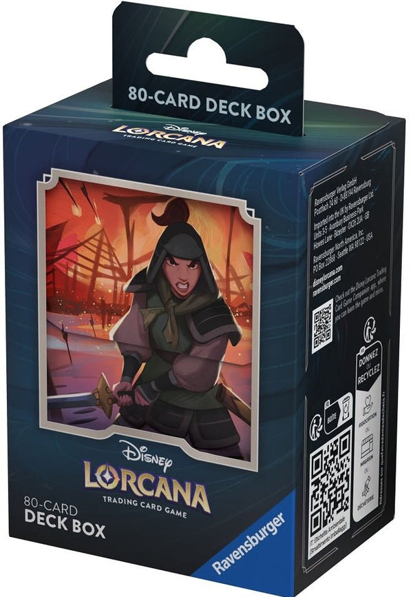 Disney Lorcana Deck Box - Mulan - Cartes Sportives Rive Sud