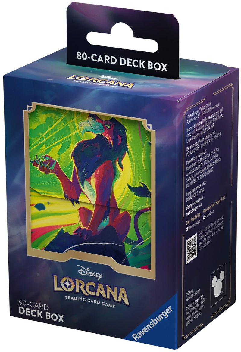 Disney Lorcana Deck Box Set 6 Scar (Pre - Order) - Cartes Sportives Rive Sud