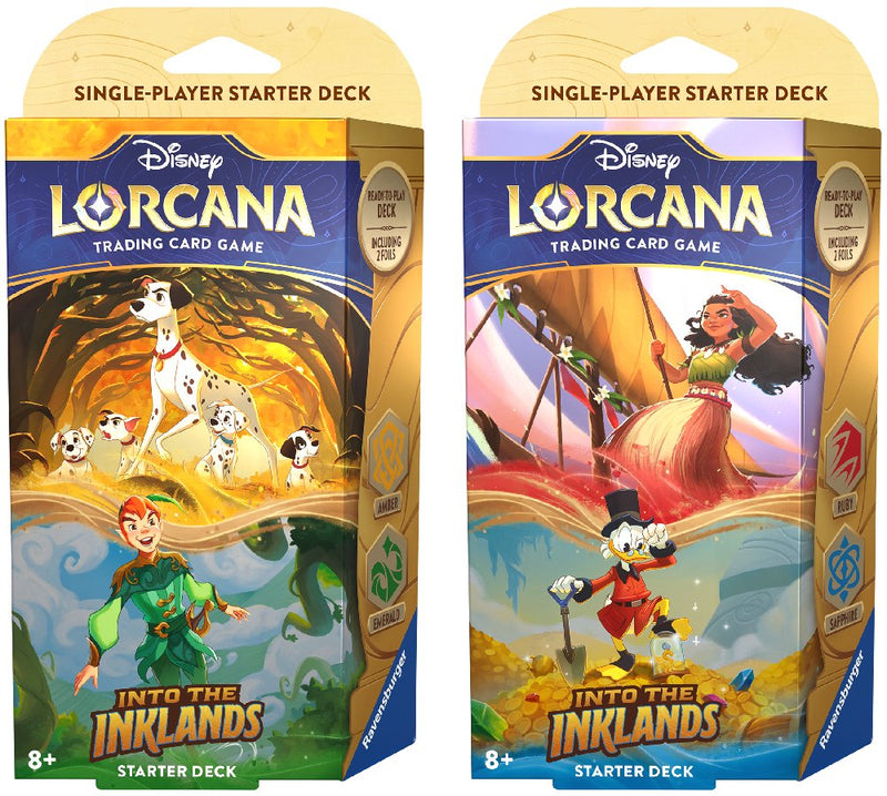 Disney Lorcana Into The Inklands Starter Decks - Cartes Sportives Rive Sud