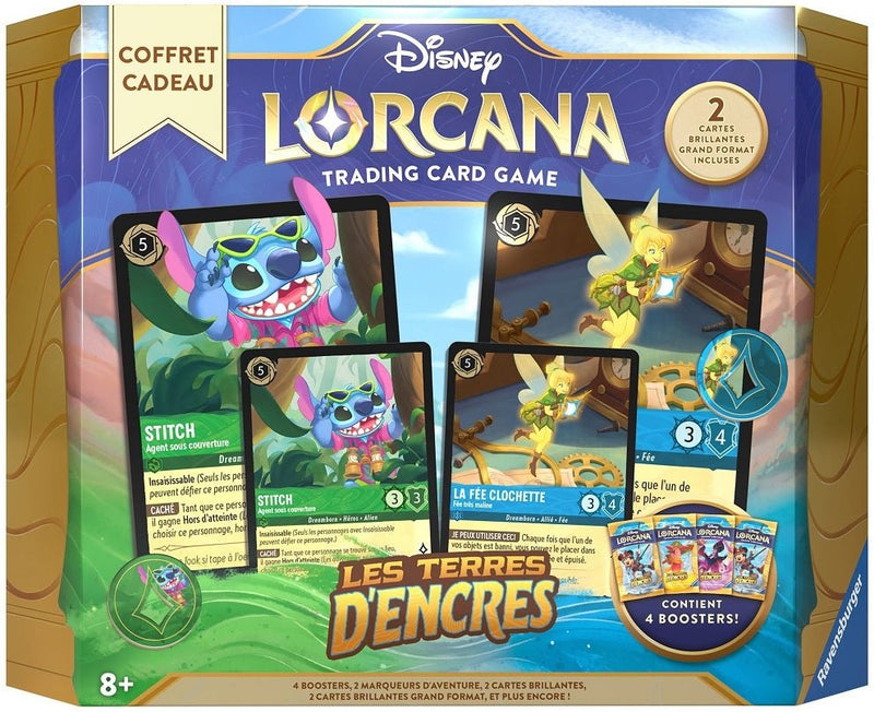 Disney Lorcana Les Terres D'encres Coffret Cadeau - Cartes Sportives Rive Sud