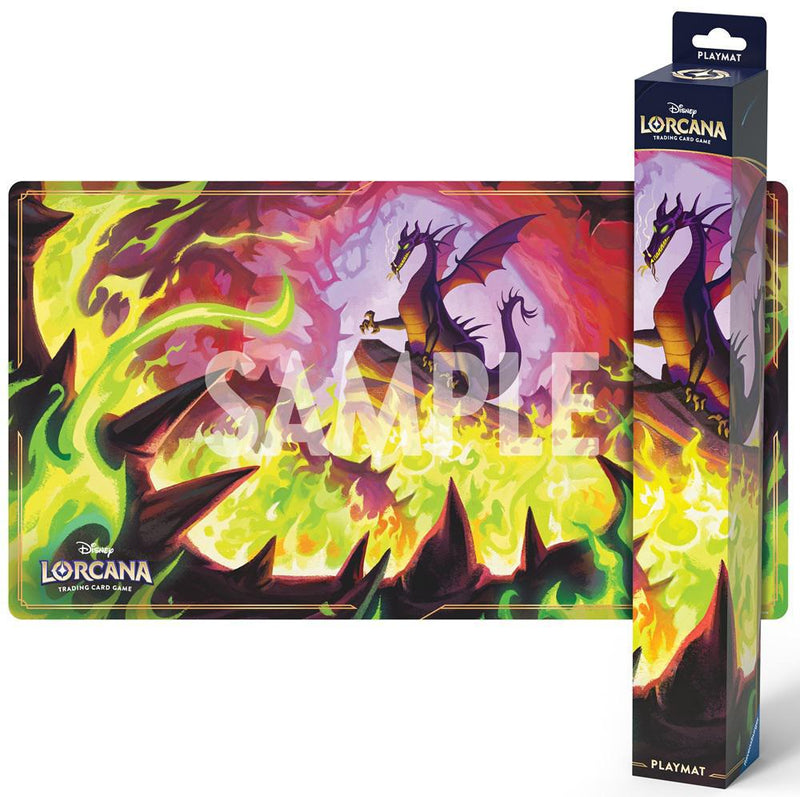 Disney Lorcana Playmat Dragon Fire (Pre - Order) - Cartes Sportives Rive Sud
