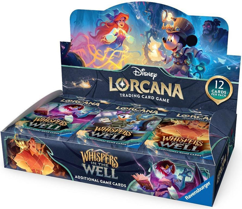 Disney Lorcana Whispers In The Well Booster (Pre - Order) - Cartes Sportives Rive Sud