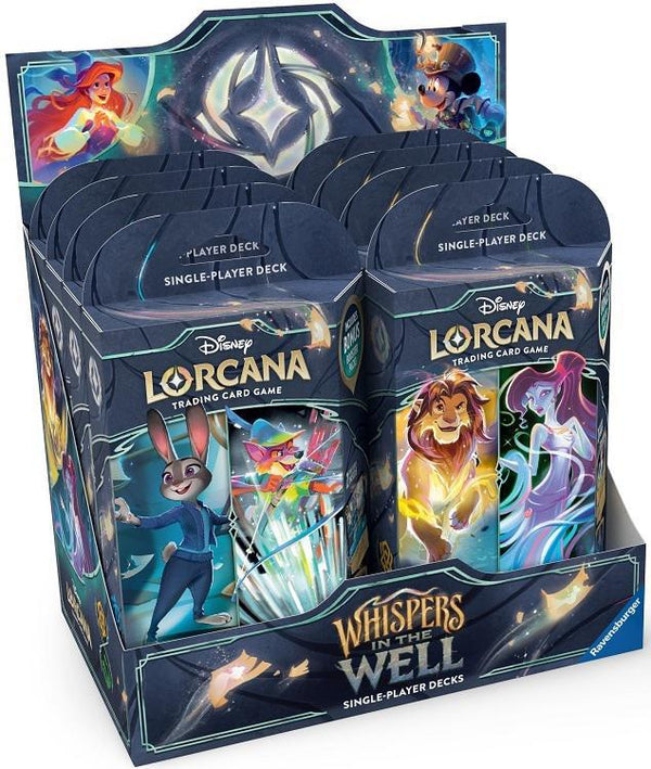 Disney Lorcana Whispers In The Well Starter Deck Disney Lorcana Whispers In The Well Starter Deck