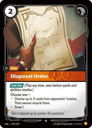 Disposal Order [UNL - 103/219] - Cartes Sportives Rive Sud