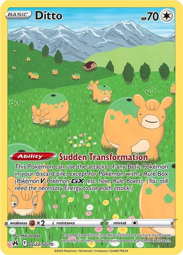 Ditto [CRZ:GG - GG22/GG70] - Cartes Sportives Rive Sud