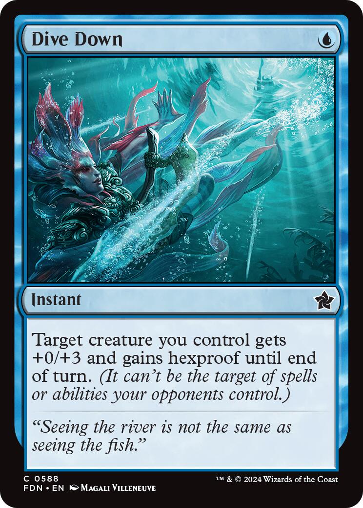 Dive Down [FDN - 588] - Cartes Sportives Rive Sud