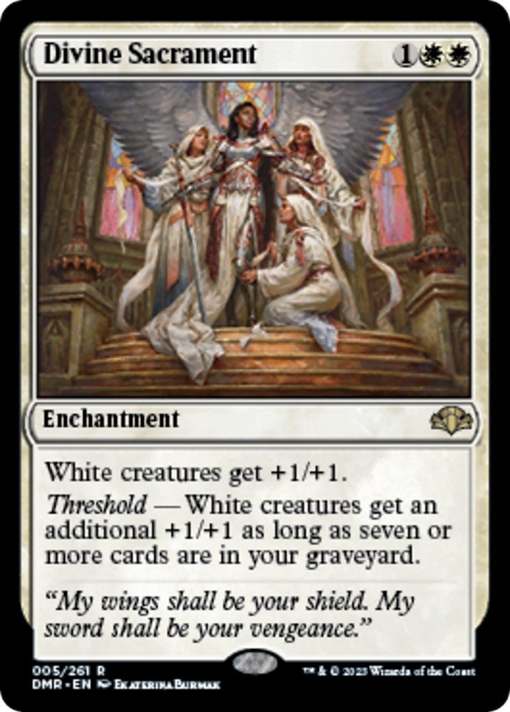 Divine Sacrament [DMR - 5] - Cartes Sportives Rive Sud