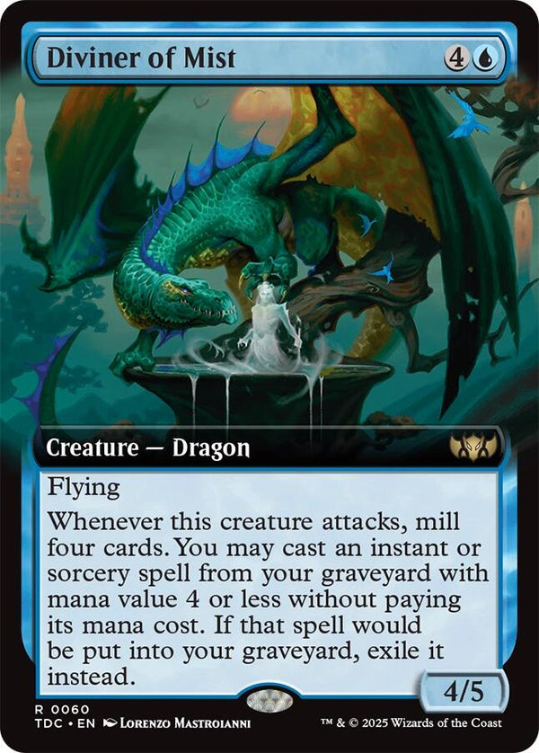 Diviner of Mist (Extended Art) [TDC - 60] - Cartes Sportives Rive Sud