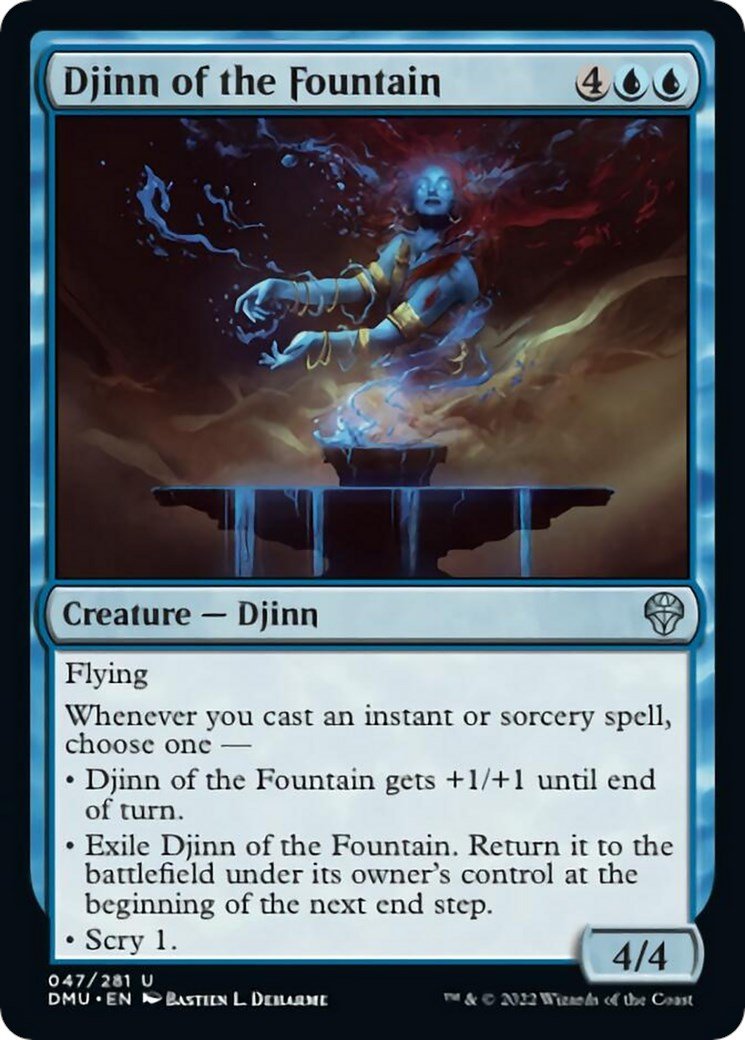 Djinn of the Fountain [DMU - 47] - Cartes Sportives Rive Sud