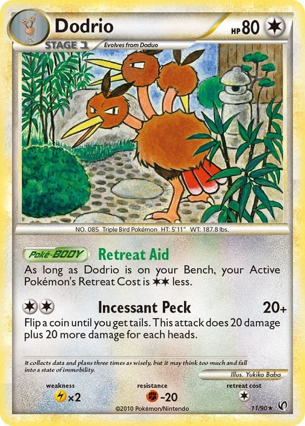 Dodrio [UD - 11/90] - Cartes Sportives Rive Sud