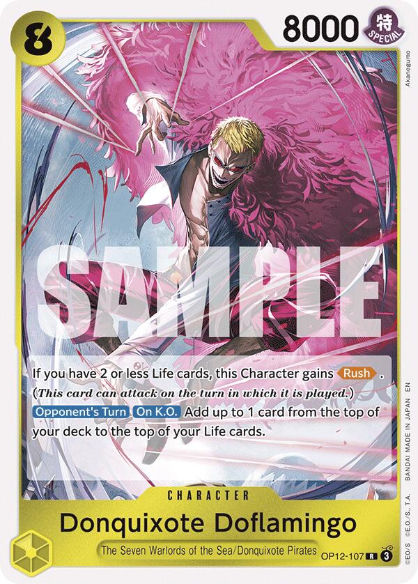 Donquixote Doflamingo [OP12 - OP12 - 107] - Cartes Sportives Rive Sud