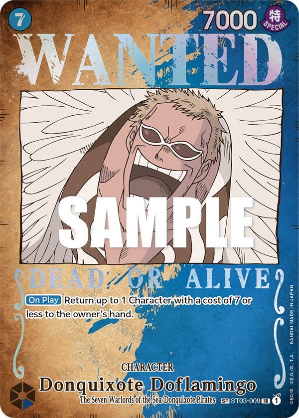Donquixote Doflamingo (Wanted Poster) [OP03 - ST03 - 009] - Cartes Sportives Rive Sud