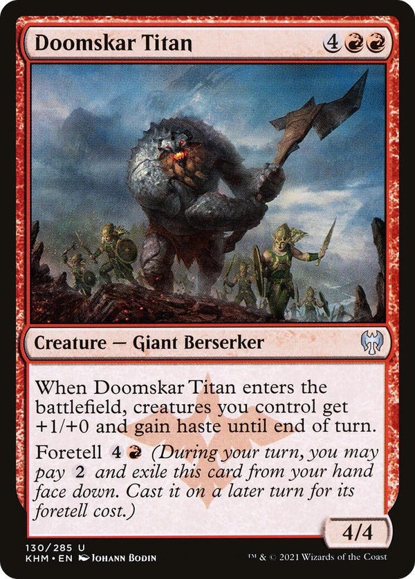 Doomskar Titan [KHM - 130] - Cartes Sportives Rive Sud