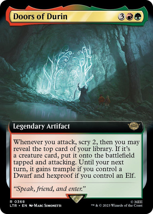 Doors of Durin (Extended Art) [LTR - 368] - Cartes Sportives Rive Sud