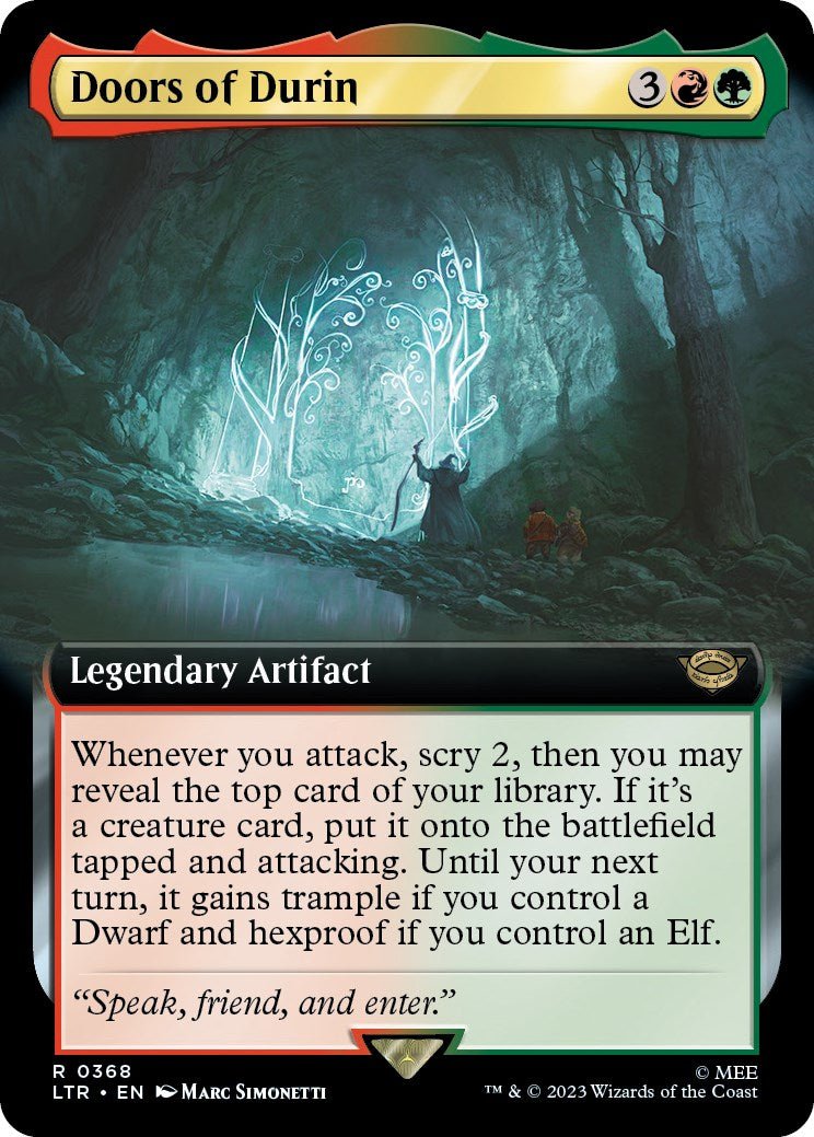 Doors of Durin (Extended Art) [LTR - 368] - Cartes Sportives Rive Sud