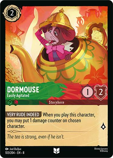 Dormouse - Easily Agitated [8 - 103/204] - Cartes Sportives Rive Sud