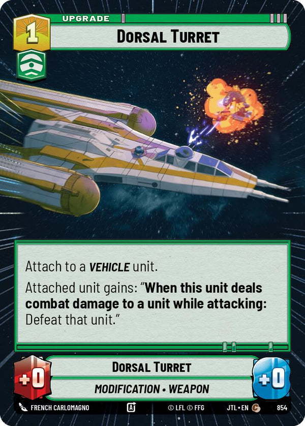 Dorsal Turret (Hyperspace Foil) [JTL - 854] - Cartes Sportives Rive Sud