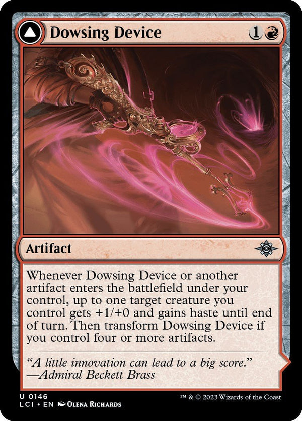 Dowsing Device [LCI - 146] - Cartes Sportives Rive Sud