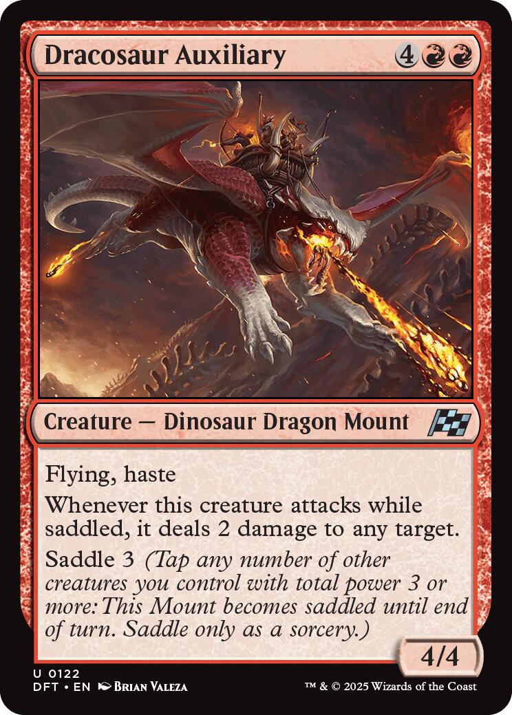 Dracosaur Auxiliary [DFT - 122] - Cartes Sportives Rive Sud