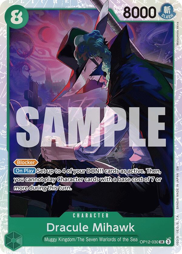 Dracule Mihawk [OP12 - OP12 - 030] - Cartes Sportives Rive Sud