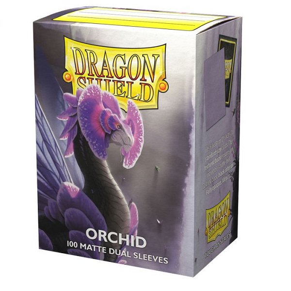 Dragon Shield 100 Dual Matte Orchid Standard Size Sleeves - Cartes Sportives Rive Sud