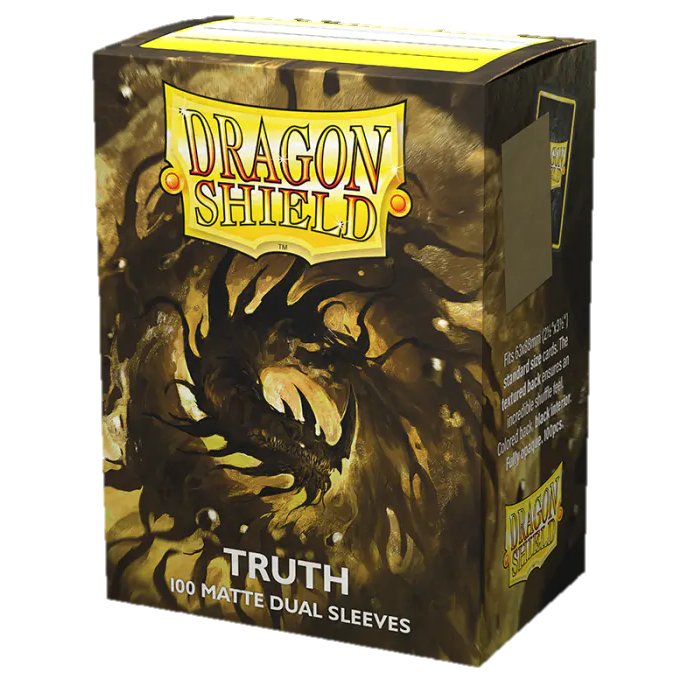 Dragon Shield 100 Dual Matte Truth Standard Size Sleeves - Cartes Sportives Rive Sud