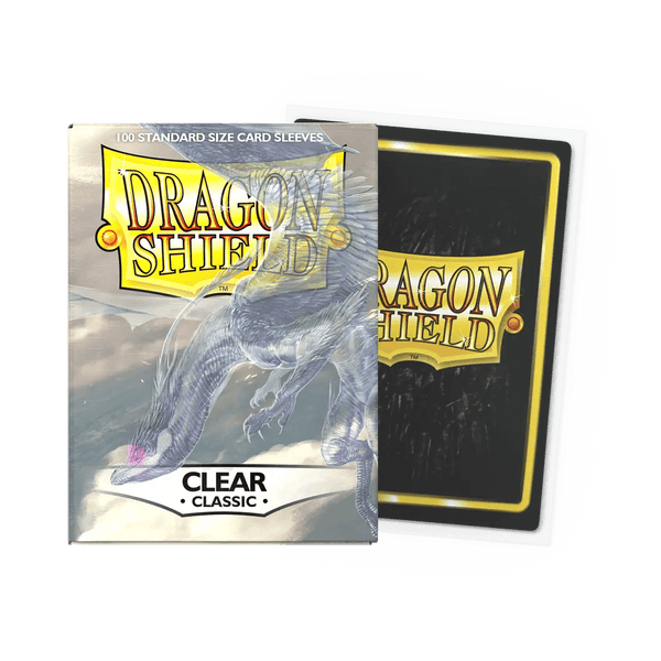 Dragon Shield Classic 100 Clear Standard Size Sleeves - Cartes Sportives Rive Sud