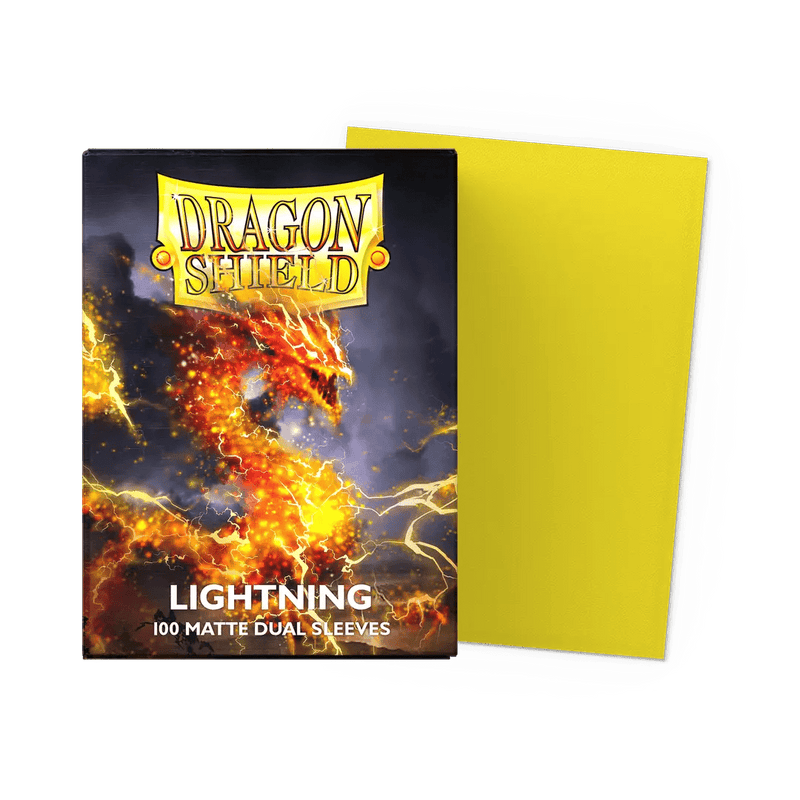 Dragon Shield Lightning Matte Dual Sleeves 100ct - Cartes Sportives Rive Sud