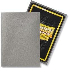 Dragon Shield Sleeves Dual Matte Silver 100ct - Cartes Sportives Rive Sud
