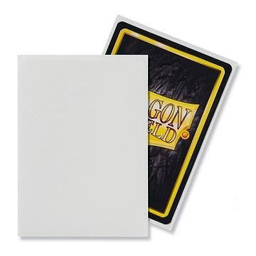 Dragon Shield Sleeves Dual Matte White 100ct - Cartes Sportives Rive Sud