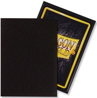 Dragon Shield Sleeves Matte Black 100ct - Cartes Sportives Rive Sud