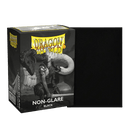 Dragon Shield Sleeves Matte Black V2 Non-Glare 100ct - Cartes Sportives Rive Sud