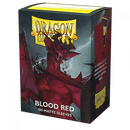 Dragon Shield Sleeves Matte Blood Red 100ct - Cartes Sportives Rive Sud