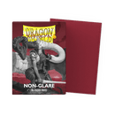 Dragon Shield Sleeves Matte Blood Red Non - Glare 100ct (Pre - Order) - Cartes Sportives Rive Sud