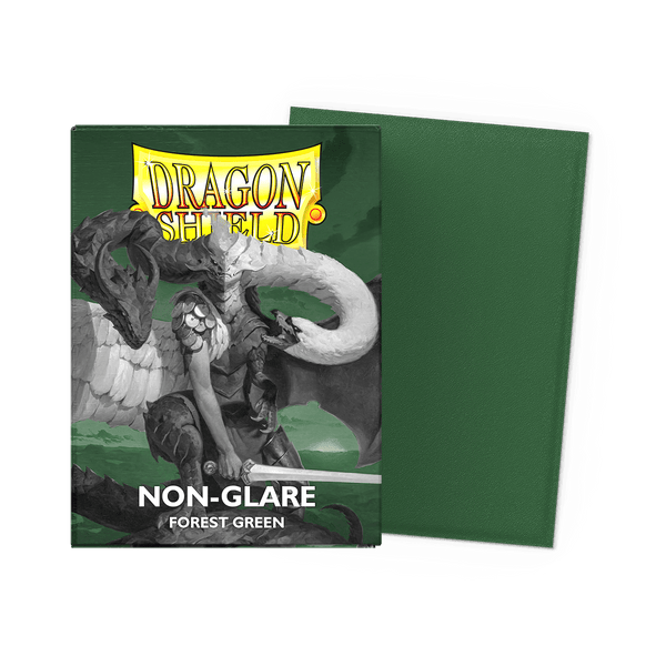 Dragon Shield Sleeves Matte Forest Green Non - Glare 100ct (Pre - Order) - Cartes Sportives Rive Sud