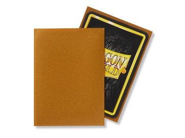 Dragon Shield Sleeves Matte Gold 100CT - Cartes Sportives Rive Sud