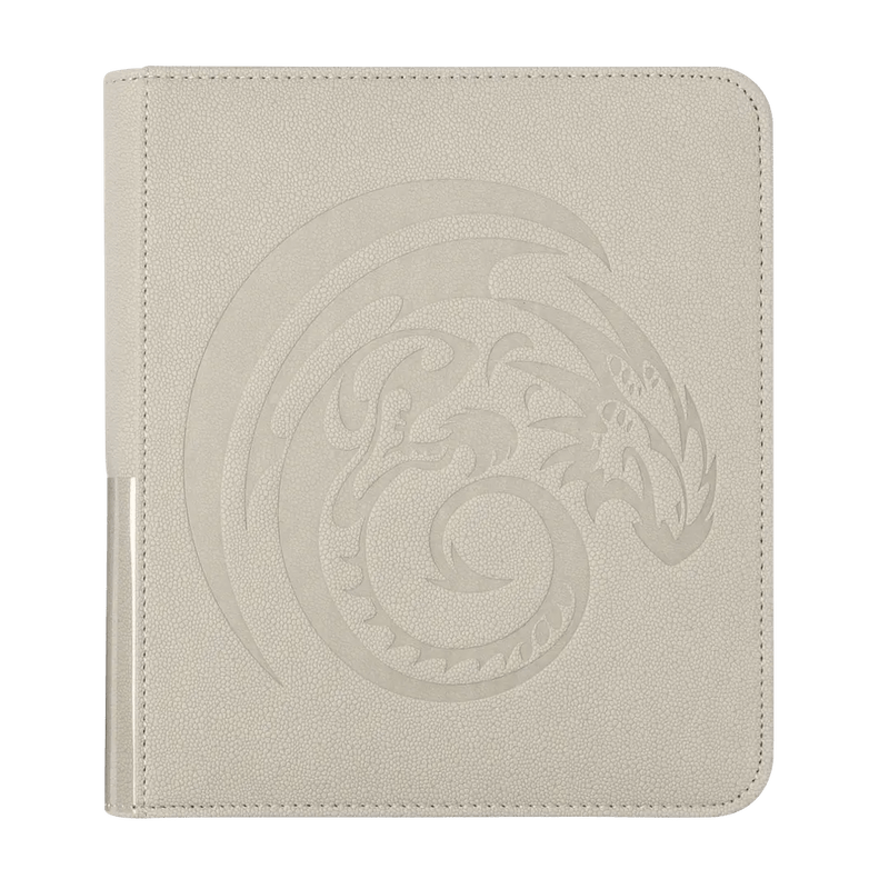 Dragon Shield Zipster Binder Small Ashen White - Cartes Sportives Rive Sud