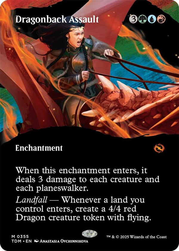 Dragonback Assault (Borderless) [TDM - 355] - Cartes Sportives Rive Sud