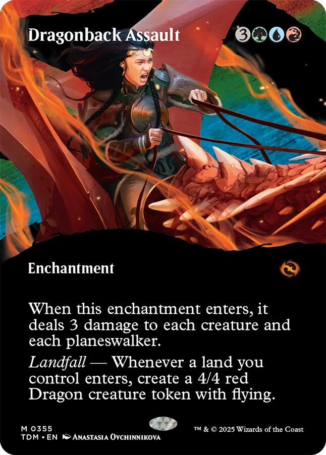 Dragonback Assault (Borderless) [TDM - 355] - Cartes Sportives Rive Sud