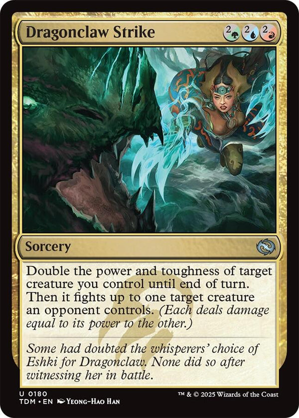 Dragonclaw Strike - Cartes Sportives Rive Sud