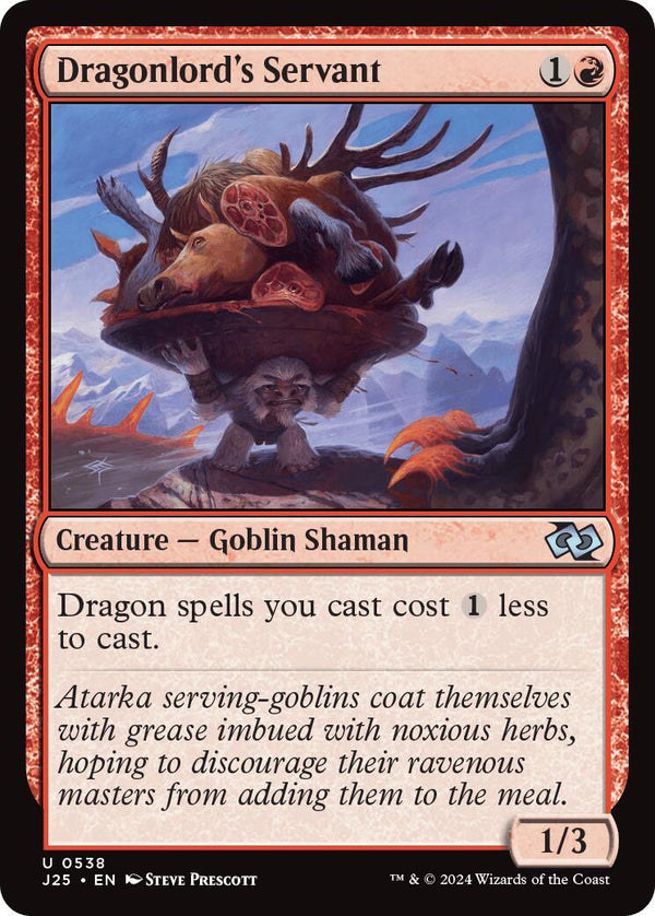 Dragonlord's Servant [J25 - 538] - Cartes Sportives Rive Sud