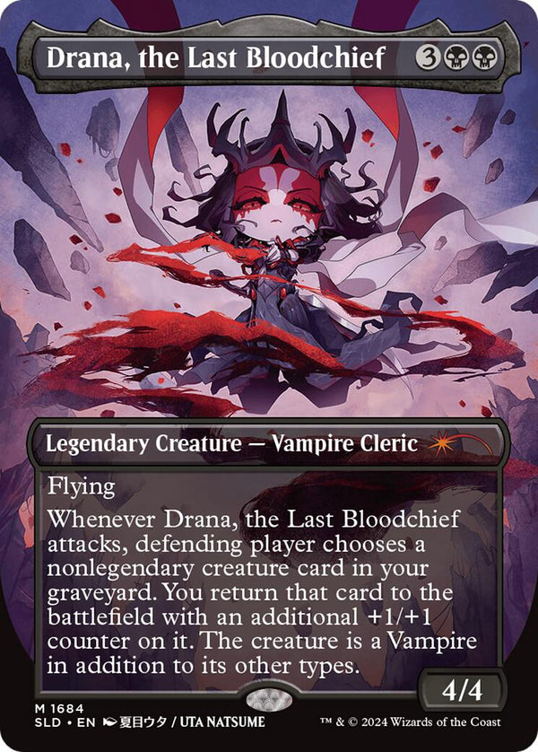 Drana, the Last Bloodchief (Rainbow Foil) [SLD - 1684] - Cartes Sportives Rive Sud