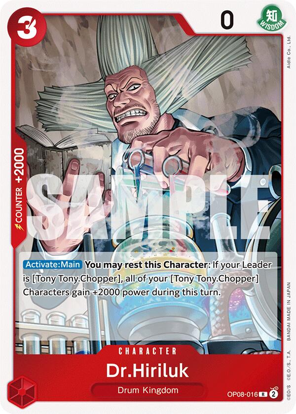 Dr.Hiriluk [OP08 - 016] - Cartes Sportives Rive Sud