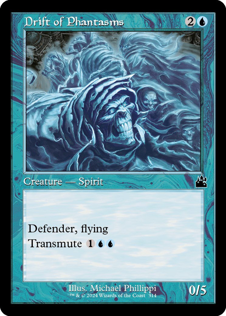 Drift of Phantasms (Retro Frame) [RVR - 314] - Cartes Sportives Rive Sud