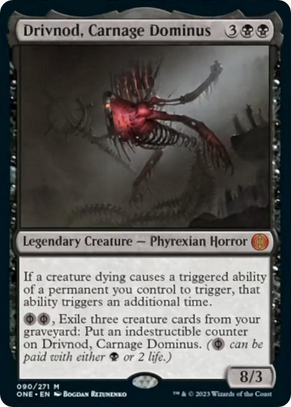 Drivnod, Carnage Dominus [ONE - 90] - Cartes Sportives Rive Sud