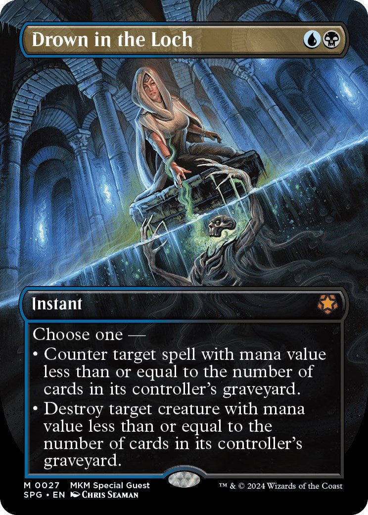 Drown in the Loch (Borderless) [SPG - 27] - Cartes Sportives Rive Sud