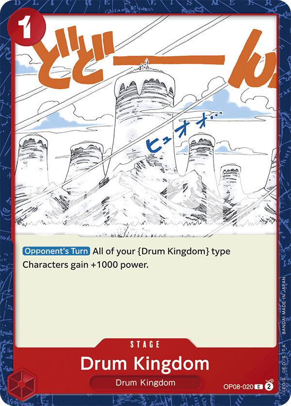 Drum Kingdom [OP08 - OP08 - 020] - Cartes Sportives Rive Sud